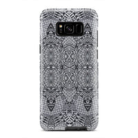 Polynesian Tough Case Black And White Samsung Galaxy S8 Plus - Polynesian Pride