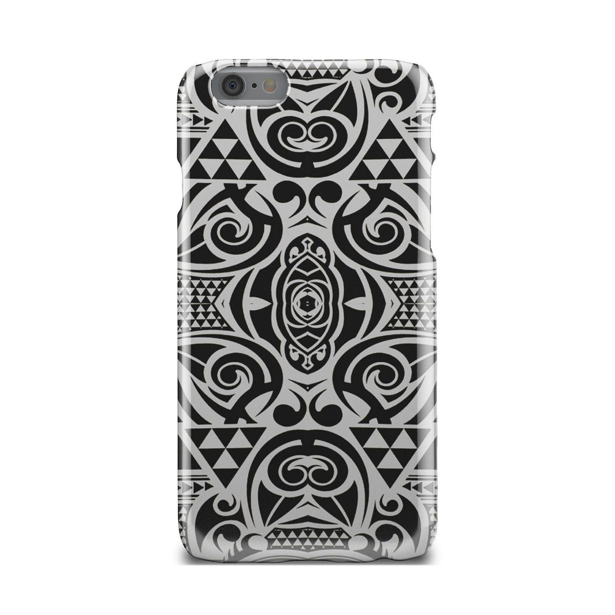 Polynesian Tribal Phone Case Black White iPhone 6s - Polynesian Pride