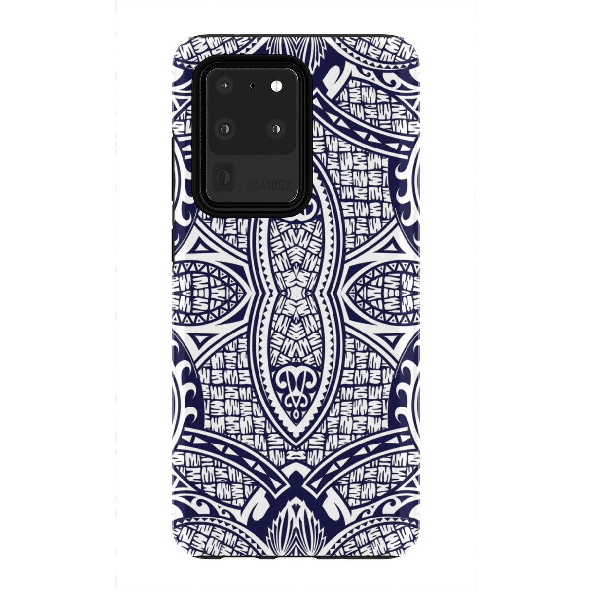 Polynesian Tough Case Blue And White Samsung Galaxy S20 Ultra - Polynesian Pride