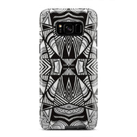 Polynesian Tribal Tough Case White And Black Samsung Galaxy S8 Plus - Polynesian Pride