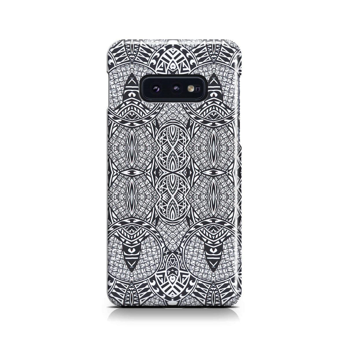 Polynesian Phone Case Black And White Samsung Galaxy S10e - Polynesian Pride