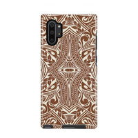 Polynesian Tribal Tough Case Brown Samsung Galaxy Note 10 Plus - Polynesian Pride