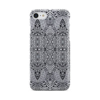 Polynesian Phone Case Black And White iPhone 7 - Polynesian Pride