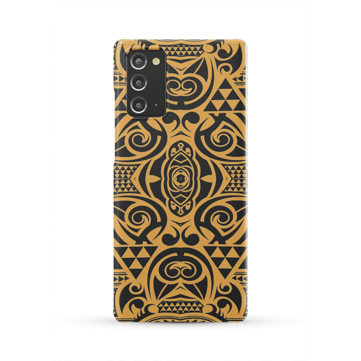 Polynesian Phone Case Yellow Black Samsung Galaxy Note 20 - Polynesian Pride
