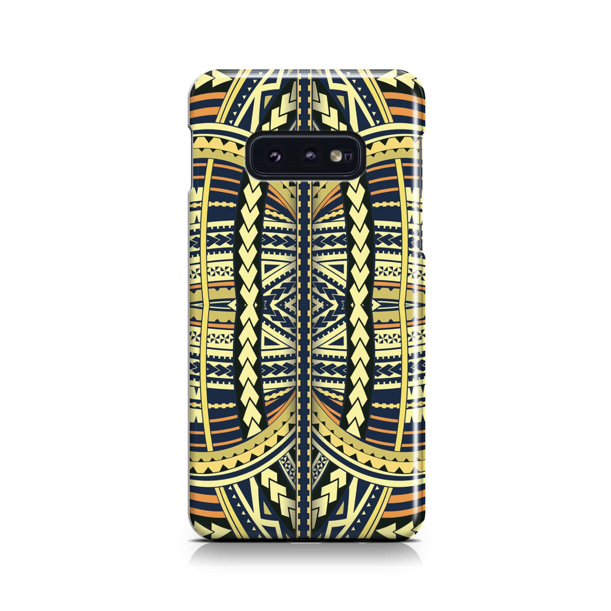 Polynesian Phone Case Yellow Samsung Galaxy S10e - Polynesian Pride