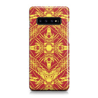Polynesian Phone Case Orange Samsung Galaxy S10 Plus - Polynesian Pride