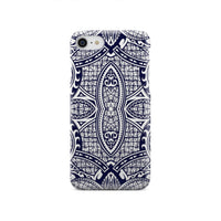Polynesian Phone Case Blue And White iPhone SE 2020 - Polynesian Pride