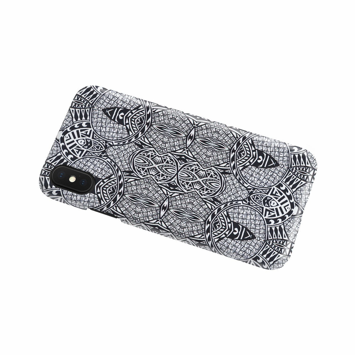 Polynesian Phone Case Black And White - Polynesian Pride