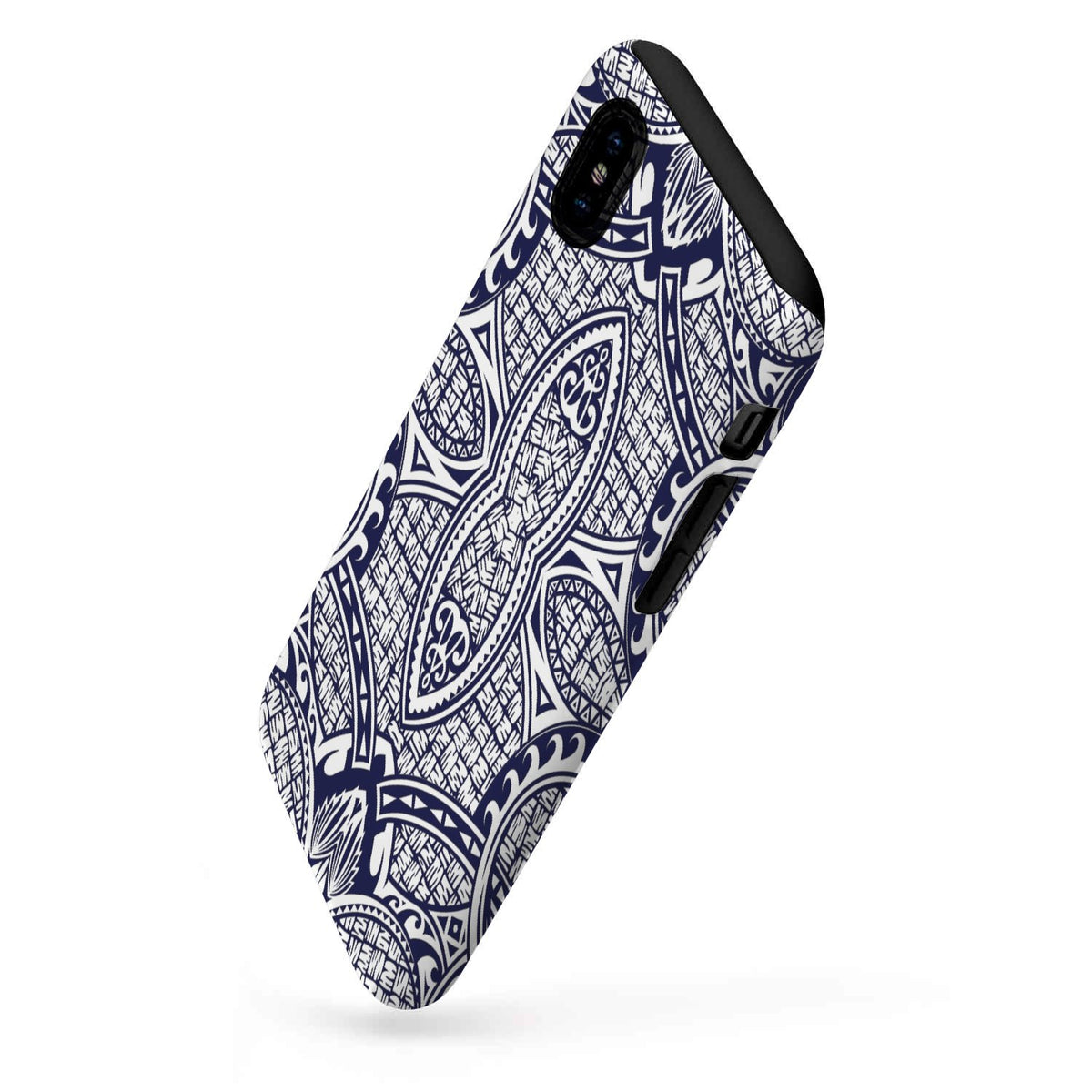 Polynesian Tough Case Blue And White - Polynesian Pride
