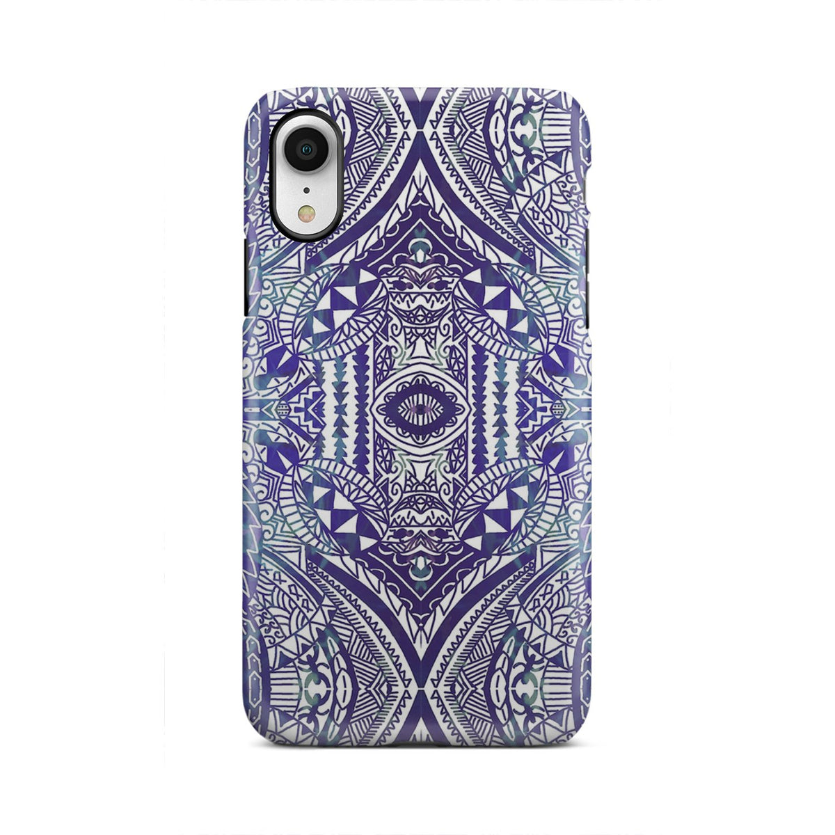 Polynesian Tough Case Violet iPhone Xr - Polynesian Pride