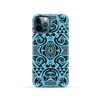 Polynesian Tough Case Grown Blue White iPhone 12 Pro - Polynesian Pride
