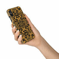 Polynesian Phone Case Yellow Black - Polynesian Pride