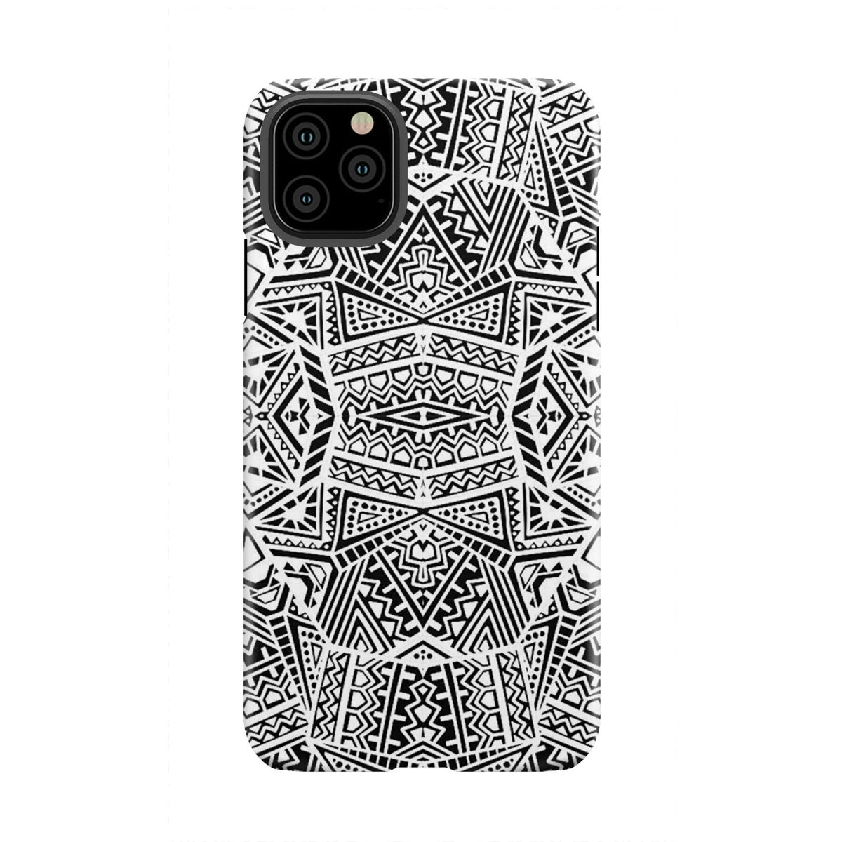 Polynesian Tough Case White And Black iPhone 11 Pro Max - Polynesian Pride