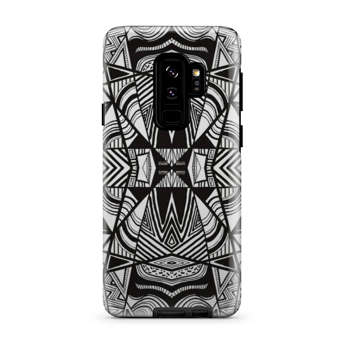 Polynesian Tribal Tough Case White And Black Samsung Galaxy S9 Plus - Polynesian Pride