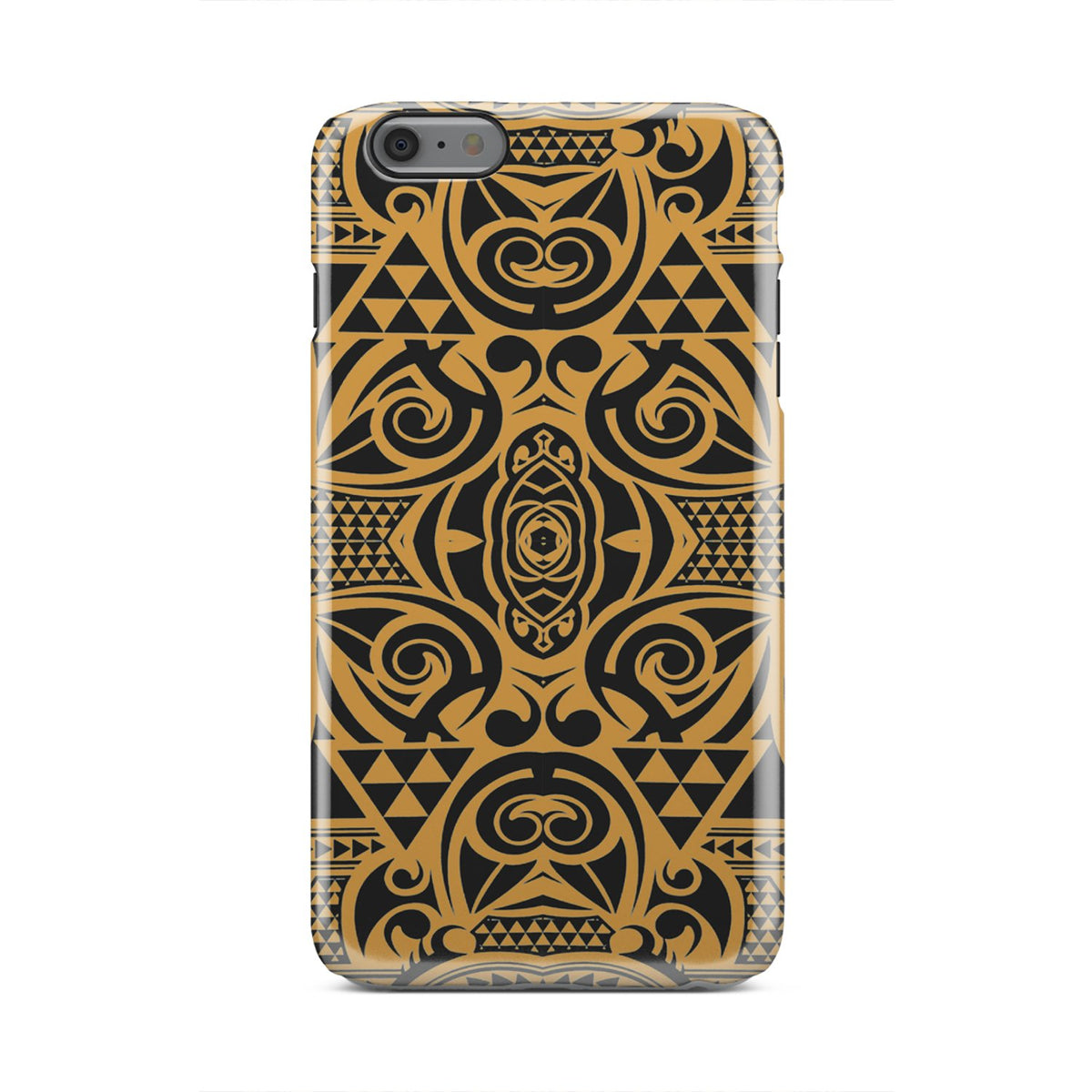 Polynesian Tough Case Yellow Black iPhone 6 Plus - Polynesian Pride