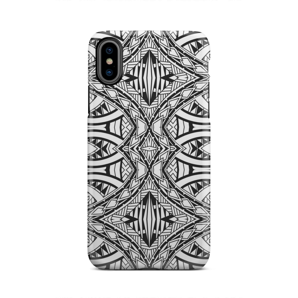 Polynesian Tribal Tough Case Grown BMW iPhone X - Polynesian Pride