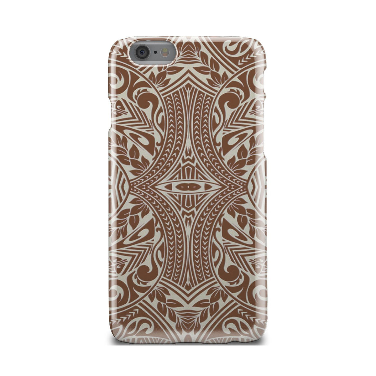 Polynesian Tribal Phone Case Brown iPhone 6 - Polynesian Pride