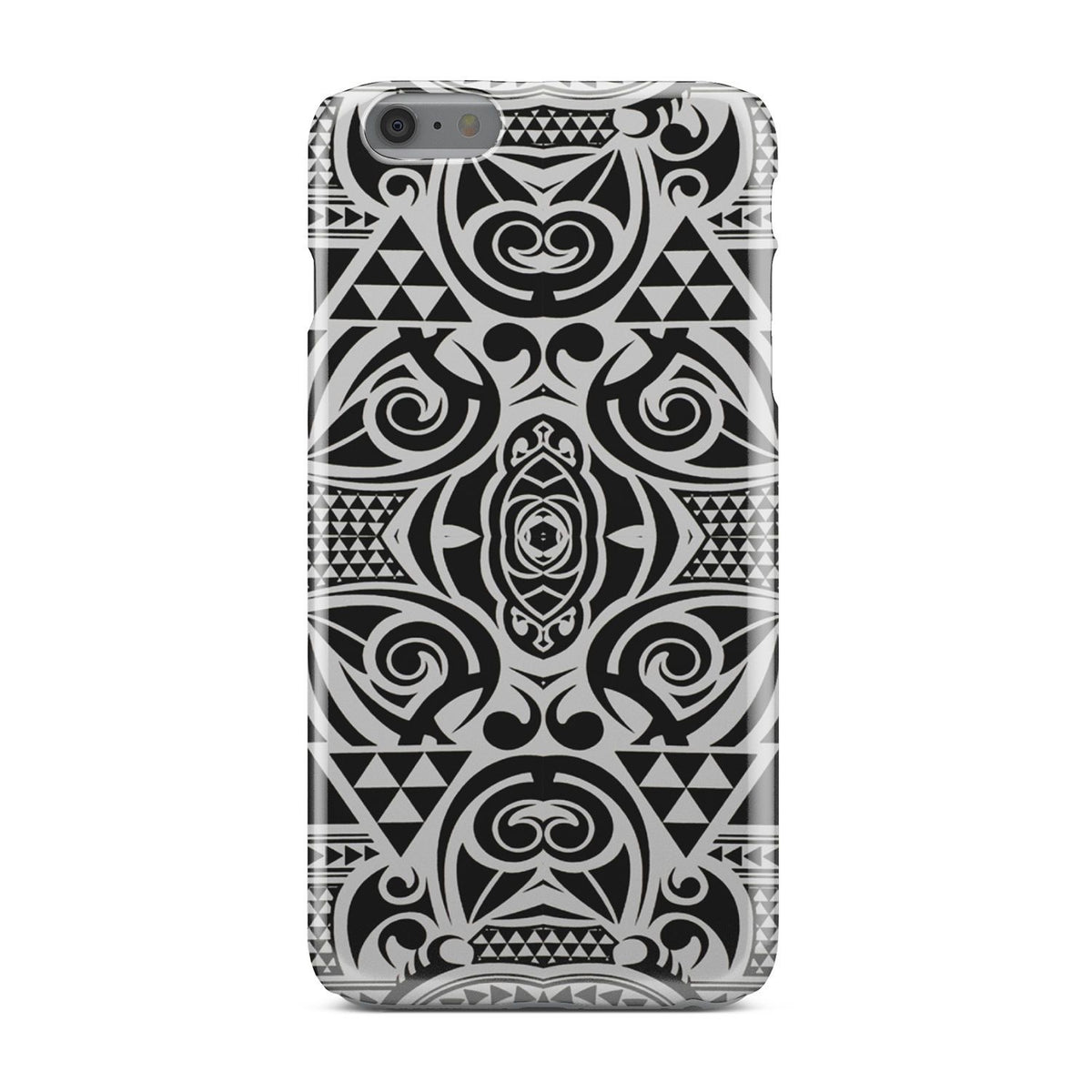 Polynesian Tribal Phone Case Black White iPhone 6 Plus - Polynesian Pride