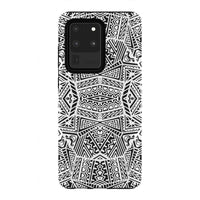 Polynesian Tough Case White And Black Samsung Galaxy S20 Ultra - Polynesian Pride