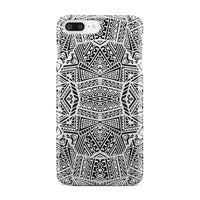 Polynesian Phone Case White And Black iPhone 7 Plus - Polynesian Pride