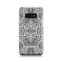 Polynesian Phone Case White And Black Samsung Galaxy S10e - Polynesian Pride