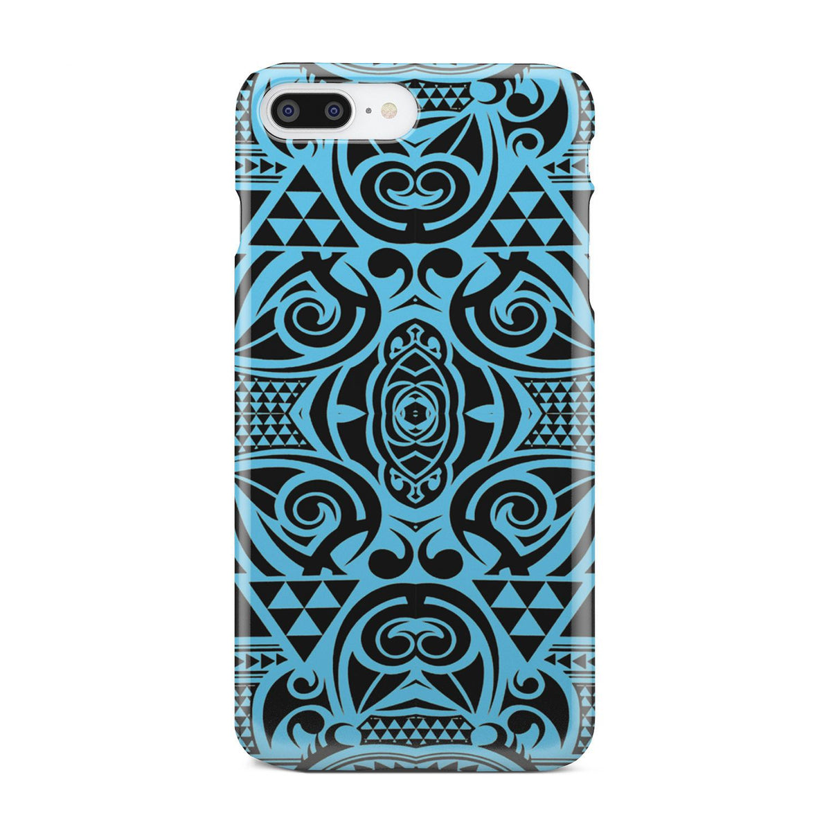 Polynesian Phone Case Grown Blue White iPhone 7 Plus - Polynesian Pride