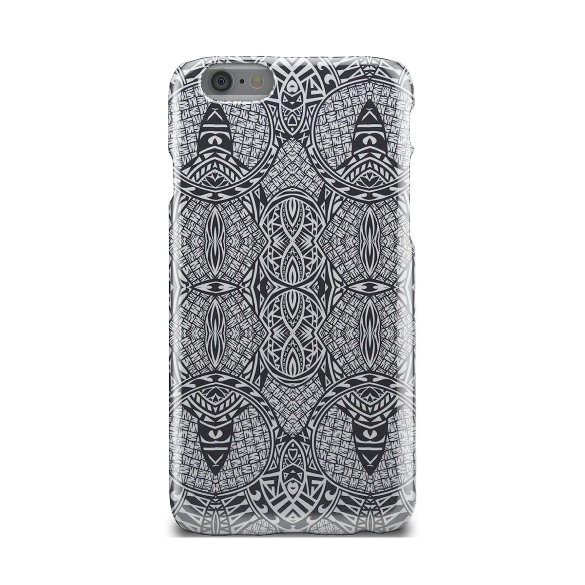 Polynesian Phone Case Black And White iPhone 6s - Polynesian Pride