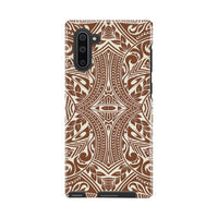Polynesian Tribal Tough Case Brown Samsung Galaxy Note 10 - Polynesian Pride