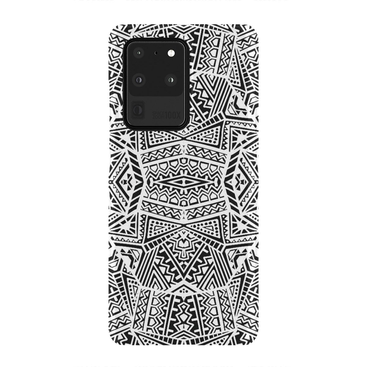 Polynesian Phone Case White And Black Samsung Galaxy S20 Ultra - Polynesian Pride