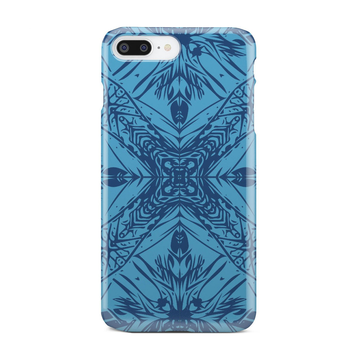 Polynesian Phone Case Blue iPhone 7 Plus - Polynesian Pride