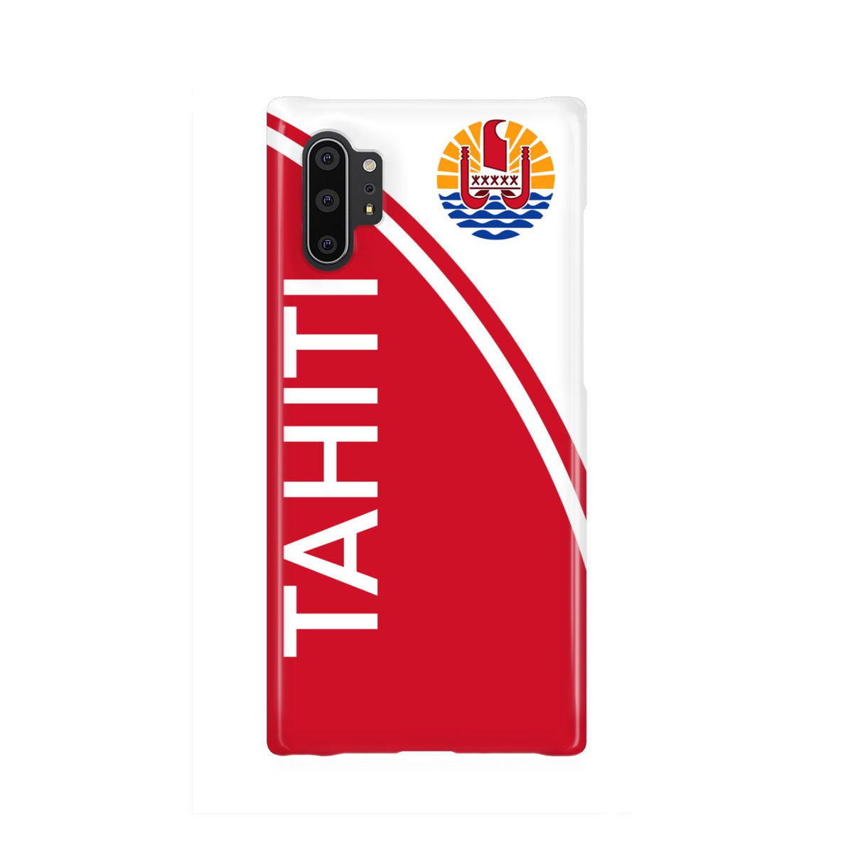 Tahiti Phone Case - Curve Version Samsung Galaxy Note 10 Plus - Polynesian Pride