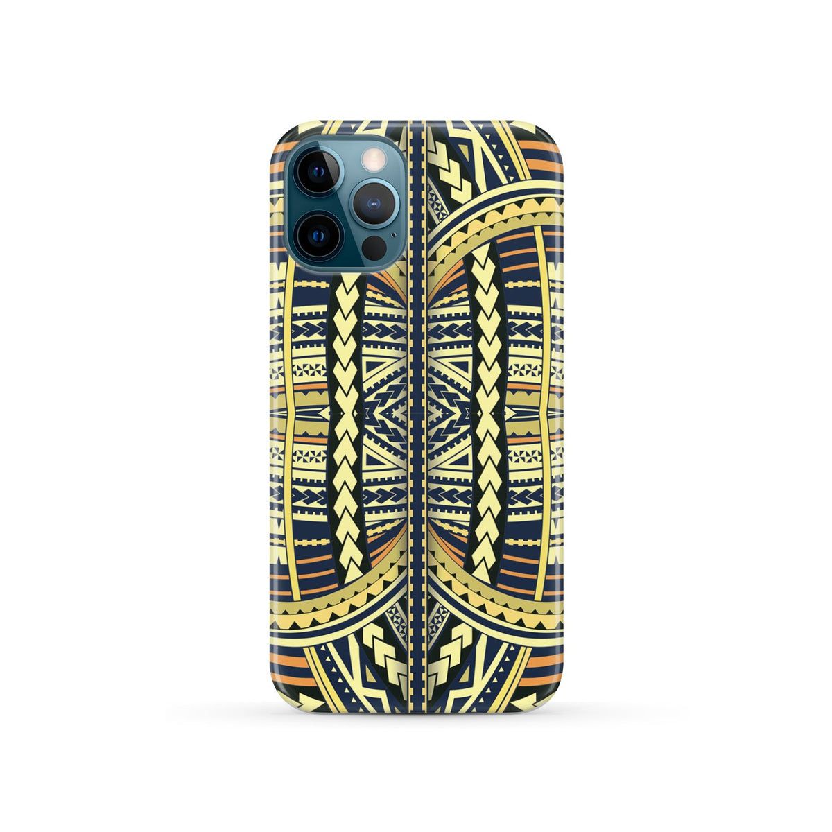 Polynesian Phone Case Yellow iPhone 12 Pro - Polynesian Pride