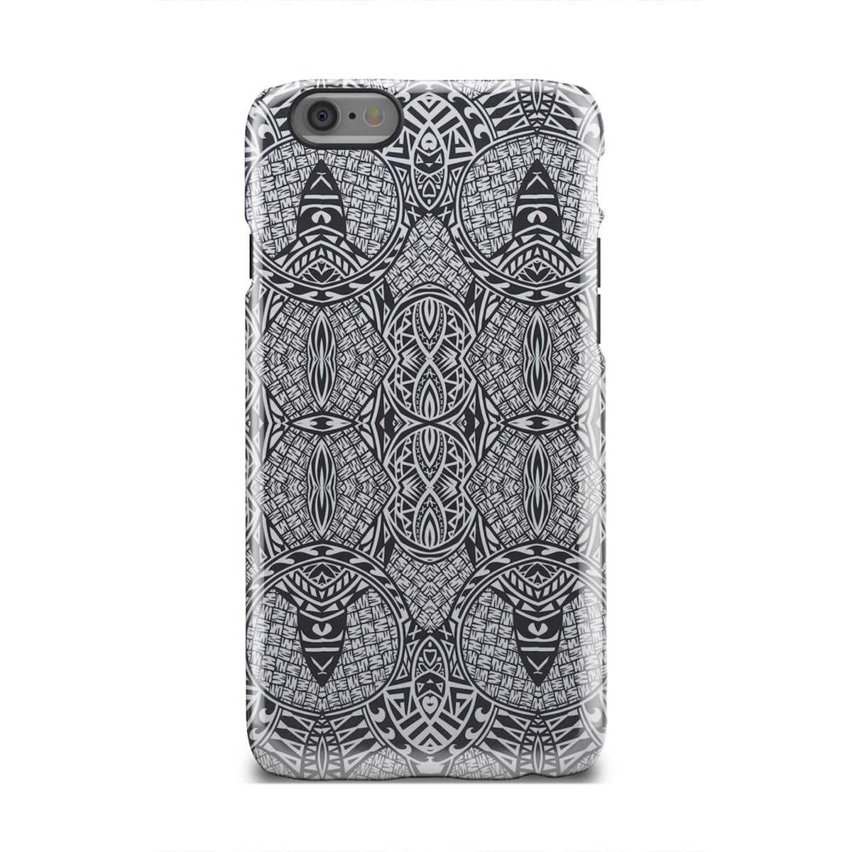Polynesian Tough Case Black And White iPhone 6s - Polynesian Pride