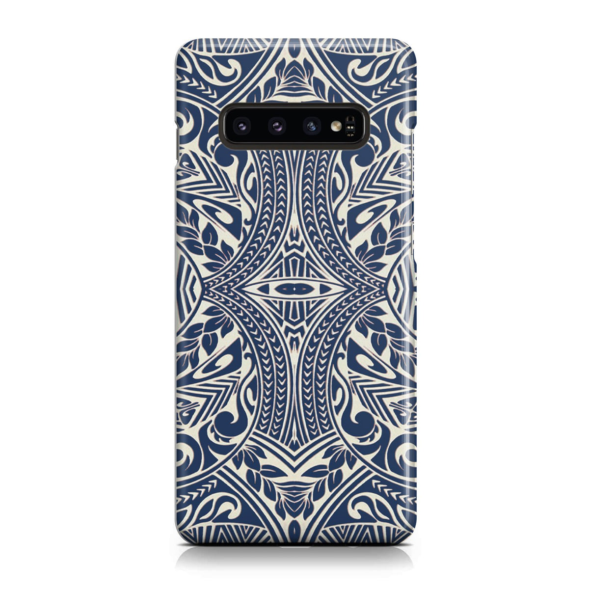 Polynesian Phone Case Blue Samsung Galaxy S10 - Polynesian Pride