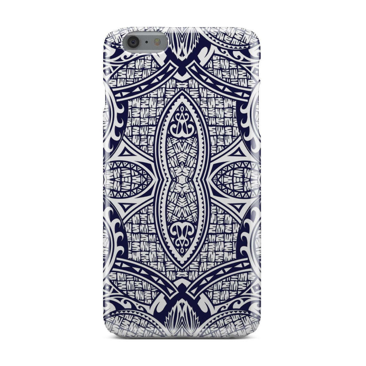 Polynesian Phone Case Blue And White iPhone 6 Plus - Polynesian Pride