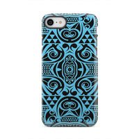 Polynesian Tough Case Grown Blue White iPhone 7 - Polynesian Pride