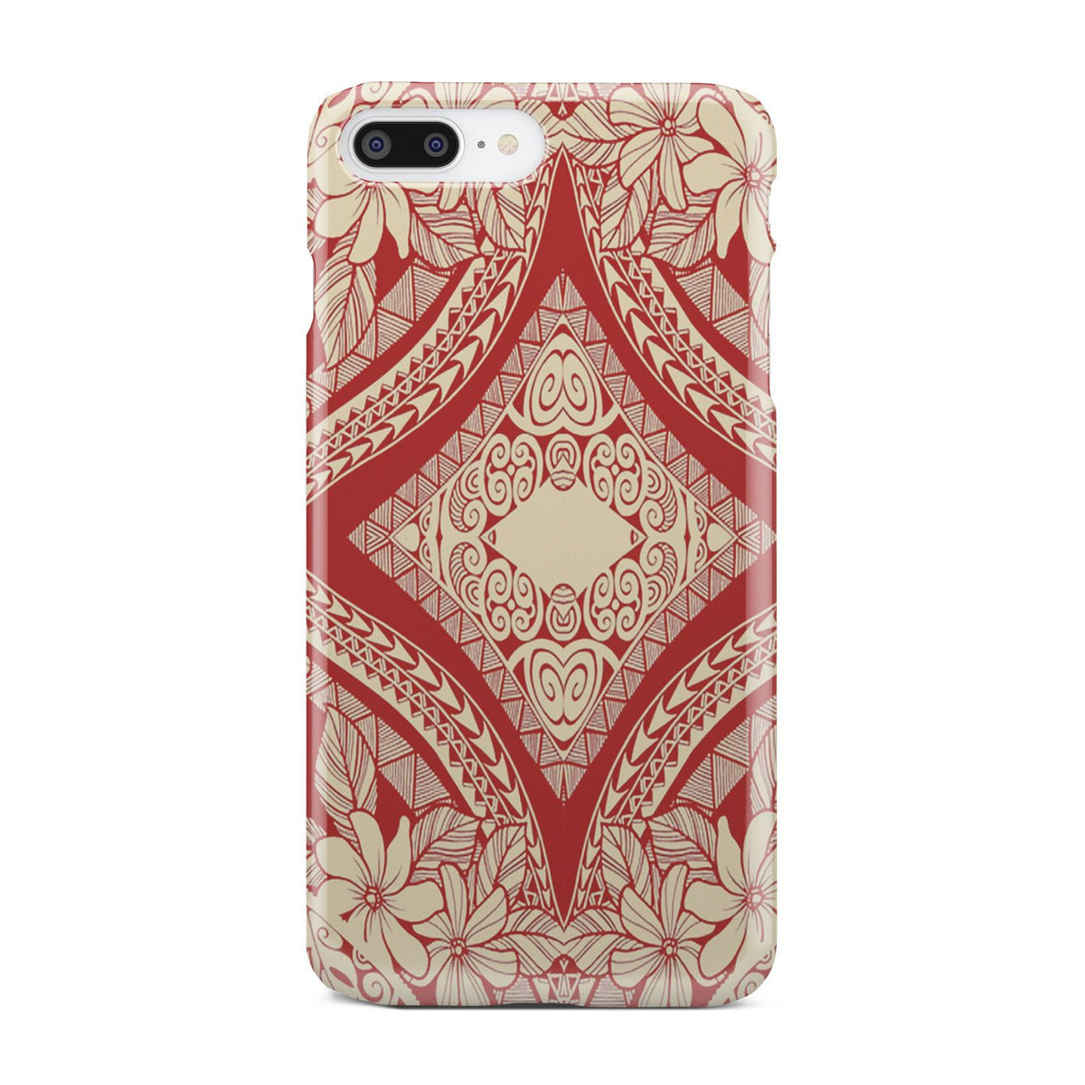 Polynesian Phone Case Red And Yellow iPhone 7 Plus - Polynesian Pride