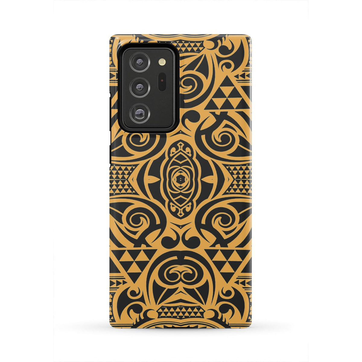 Polynesian Tough Case Yellow Black Samsung Galaxy Note 20 Ultra - Polynesian Pride