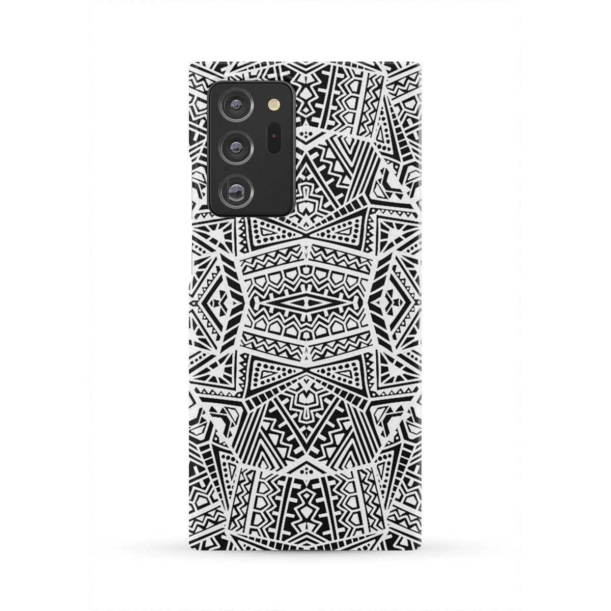 Polynesian Phone Case White And Black Samsung Galaxy Note 20 Ultra - Polynesian Pride