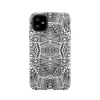 Polynesian Tough Case White And Black iPhone 11 - Polynesian Pride