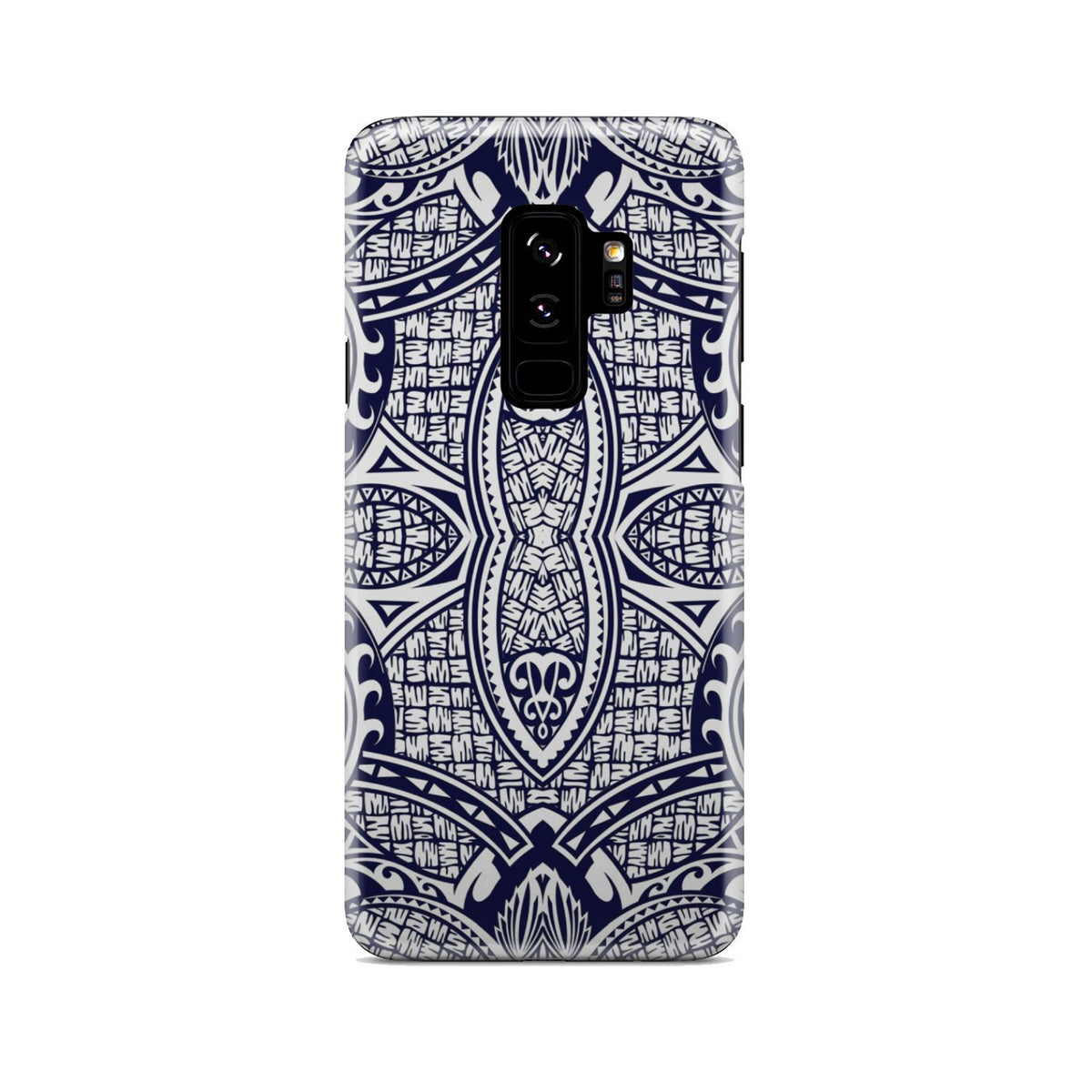 Polynesian Phone Case Blue And White Samsung Galaxy S9 Plus - Polynesian Pride