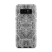 Polynesian Tough Case White And Black Samsung Galaxy Note 8 - Polynesian Pride