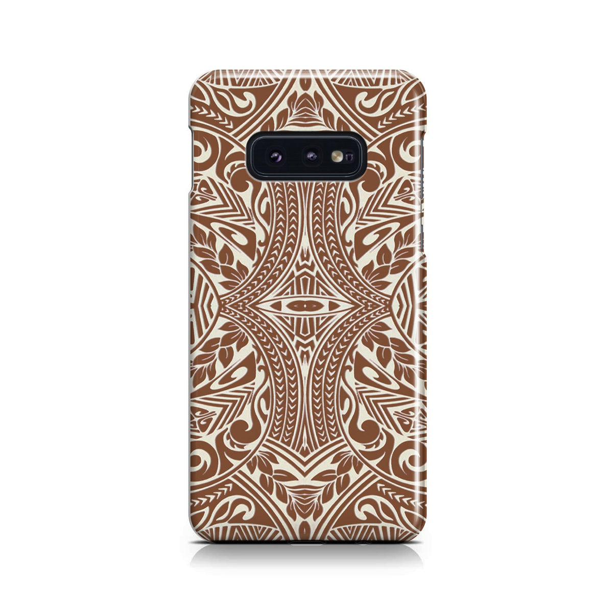 Polynesian Tribal Phone Case Brown Samsung Galaxy S10e - Polynesian Pride