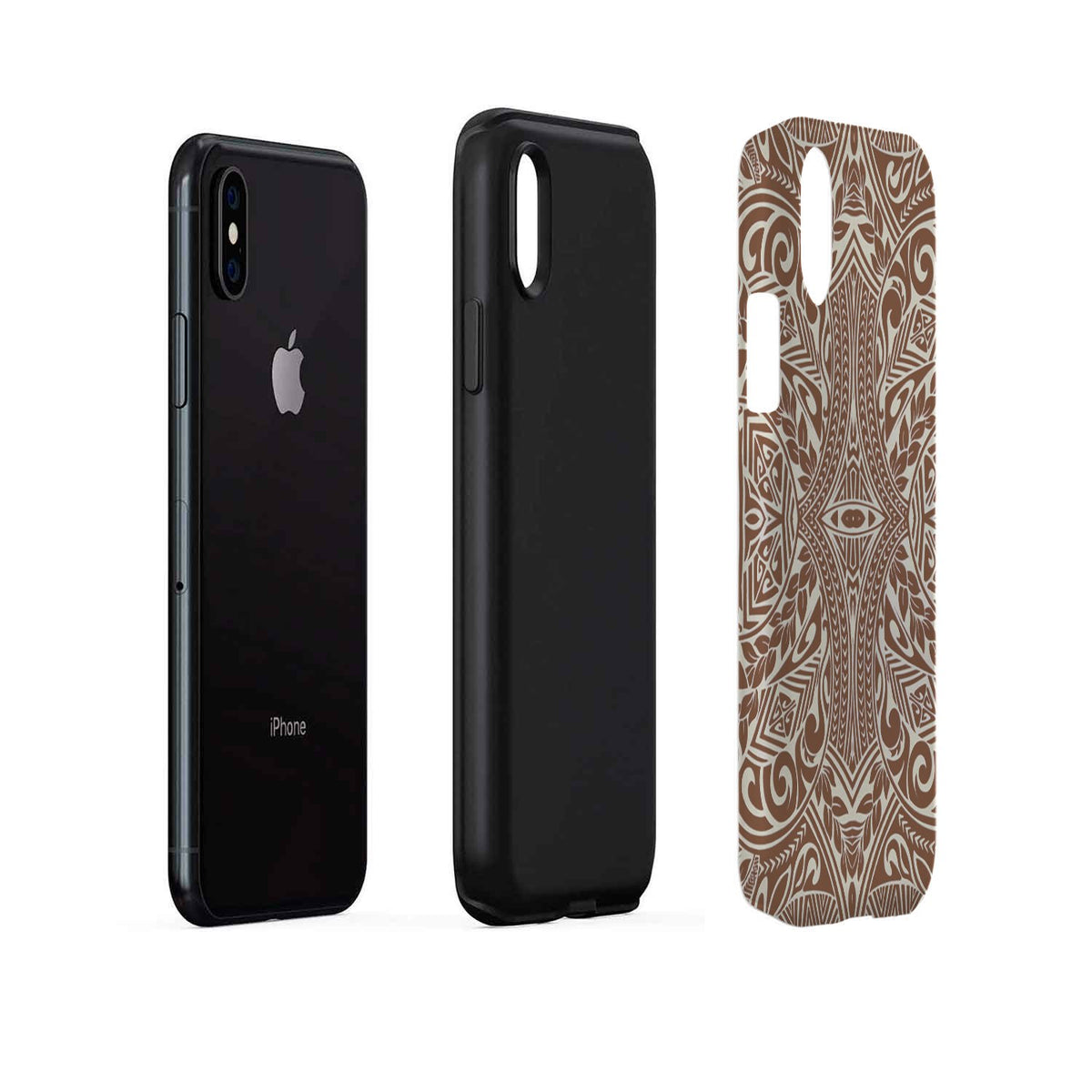 Polynesian Tribal Tough Case Brown - Polynesian Pride