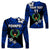 (Custom Personalised) FSM Pohnpei Long Sleeve Shirts Unique Vibes - Blue LT8 Unisex Blue - Polynesian Pride