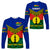 New Caledonia Kanaky Long Sleeve Shirts Kanaky Vibes LT8 Unisex Blue - Polynesian Pride