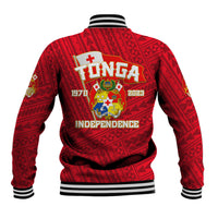 Tonga Independence Baseball Jacket 2023 Red Style LT6 - Polynesian Pride