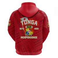 Tonga Independence Hoodie 2023 Red Style LT6 - Polynesian Pride