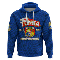 Tonga Independence Hoodie 2023 Blue Style LT6 - Polynesian Pride