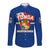 Tonga Independence Long Sleeve Button Shirt 2023 Blue Style LT6 Unisex Blue - Polynesian Pride